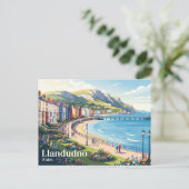 Carte Postale Llandudno Pays de Galles (Debout devant)