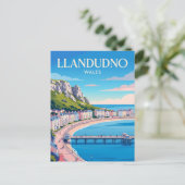 Carte Postale Llandudno Pays de Galles (Debout devant)