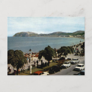 Carte Postale Llandudno Promenade Little Orme Vue Vintage