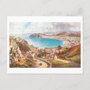 Carte Postale Llandudno vintage depuis Great Orme