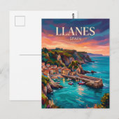 Carte Postale Llanes Espagne (Devant / Derrière)