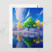 Carte Postale L'Oasis Riverside (Devant / Derrière)