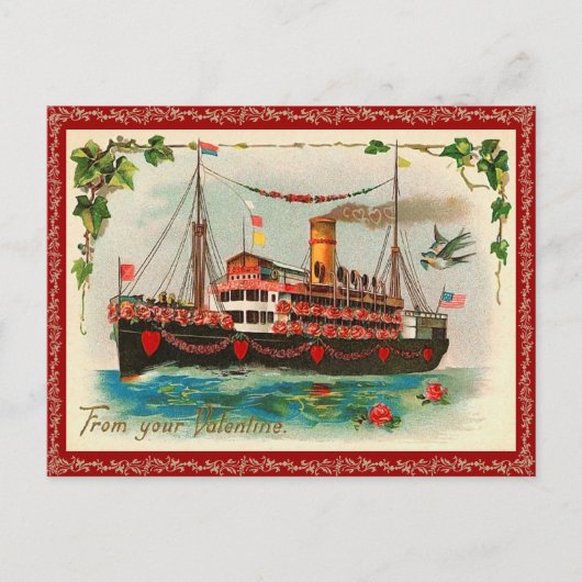 Carte postale Loat Boat Valentine (Devant)