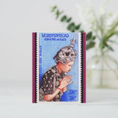 Carte postale Loatian Postage (Debout devant)