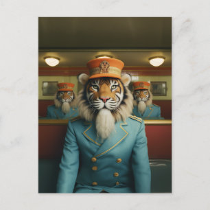 Carte Postale Lobby Tiger