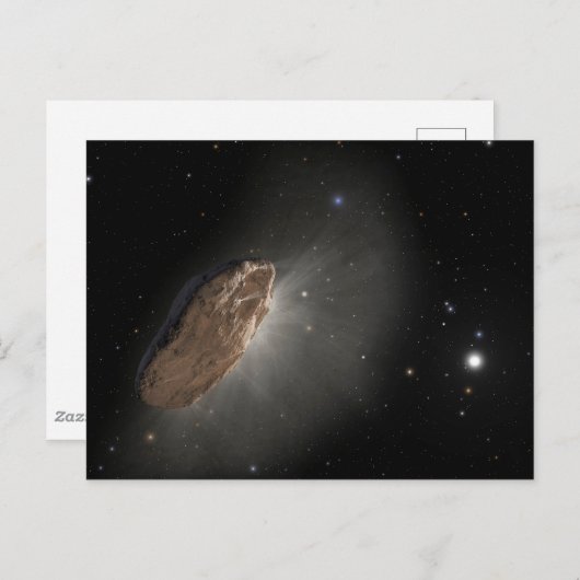 Carte Postale L'objet interstellaire déviant 'Oumuamua. (Devant / Derrière)
