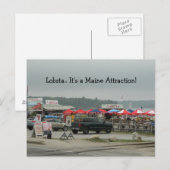 Carte Postale Lobsta Lobsta Maine attraction signes de wiscasset (Devant / Derrière)