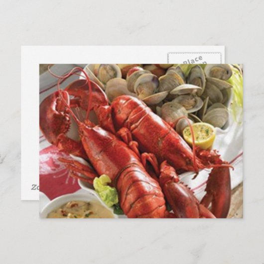 CARTE POSTALE LOBSTER BOIL (POUR TOUTE RAISON) (Devant / Derrière)