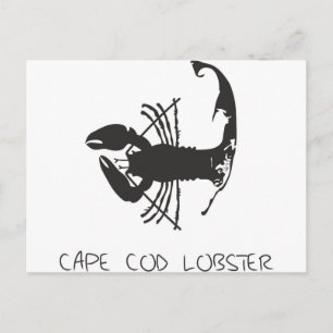 CARTE POSTALE LOBSTER CAPE COD