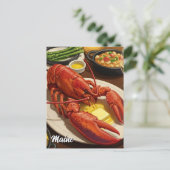 Carte Postale Lobster Maine Travel (Debout devant)