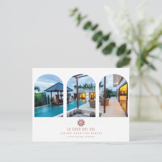 Carte Postale Location de vacances Sun (Debout devant)