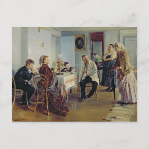 Carte Postale Location d'une domestique, 1891-1892