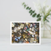 Carte Postale Locaux d'amour/ Tour de Séoul, Corée du Sud (Debout devant)