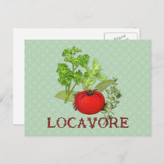 Carte Postale Locavore (Devant / Derrière)