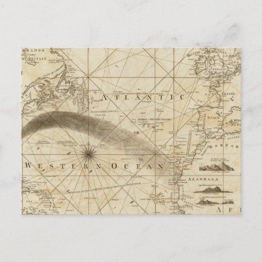 Carte Postale L'océan Atlantique (Devant)