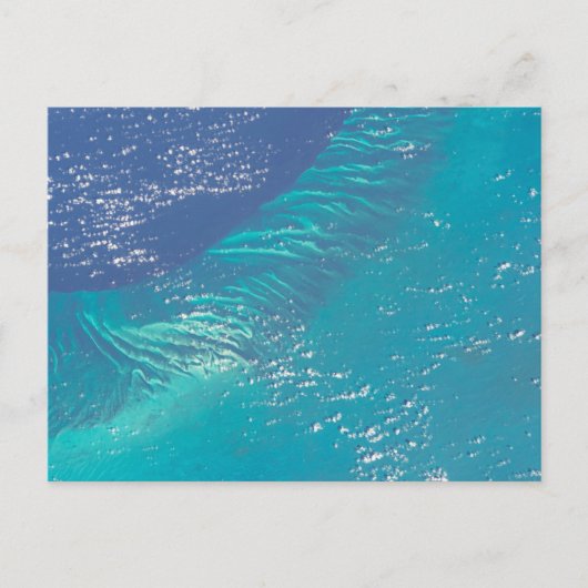 Carte Postale L'océan Atlantique au large de la côte des Bahamas (Devant)