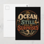 Carte Postale L'océan est encore plein de surprises (Devant / Derrière)