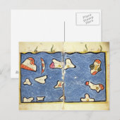 Carte Postale L'océan Indien, à partir d'un atlas (Devant / Derrière)