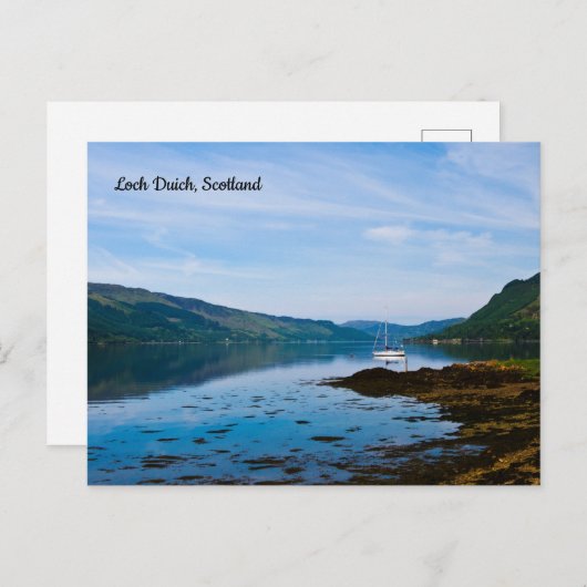 Carte Postale Loch Duich, Scotland Postcard (Devant / Derrière)