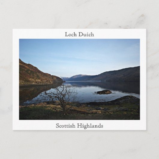 Carte Postale Loch Duich, Scottish... (Devant)