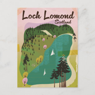 Carte Postale Loch Lamond Écosse