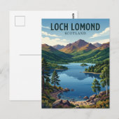 Carte Postale Loch Lomond Écosse (Devant / Derrière)