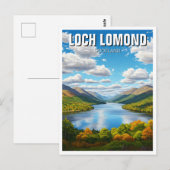Carte Postale Loch Lomond Scotland Travel (Devant / Derrière)