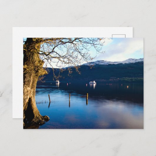 Carte postale Loch Lomond, Tarbet, Écosse (Devant / Derrière)