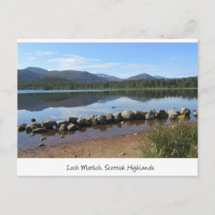 Carte Postale Loch Morlich, Glenmore, Scottish Highlands