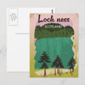 Carte Postale Loch Ness Écosse (Devant / Derrière)