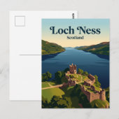Carte Postale Loch Ness Écosse (Devant / Derrière)