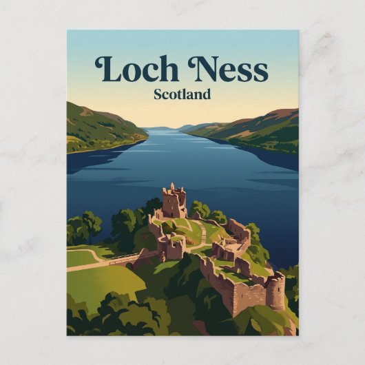 Carte Postale Loch Ness Écosse (Devant)