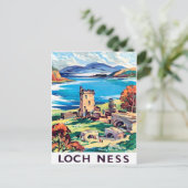 Carte Postale Loch Ness, Ecosse, voyage vintage (Debout devant)