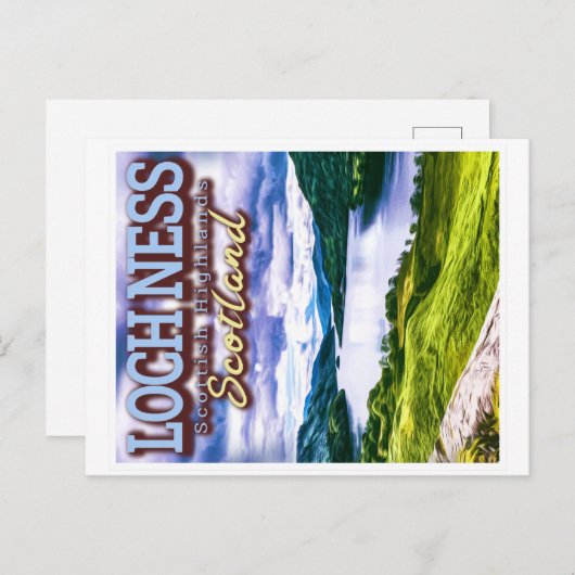 CARTE POSTALE LOCH NESS - HIGHLANDS ÉCOSSAIS - ÉCOSSE-ROYAUME-UN (Devant / Derrière)