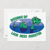 Carte Postale Loch Ness Monster (Devant / Derrière)