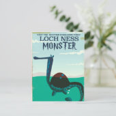 Carte Postale Loch Ness Monster drôle poster de voyage (Debout devant)