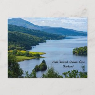 Carte Postale Loch Tummel de Queen's View, Scotland Postcard