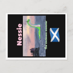 Carte Postale Lochness monster postcard