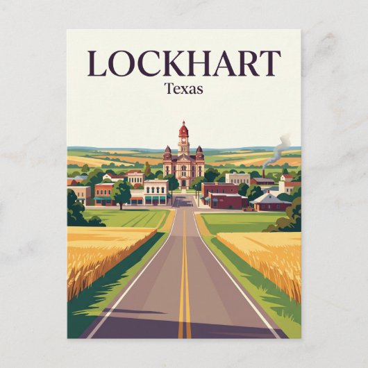 Carte Postale Lockhart États-Unis (Devant)