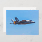 Carte postale Lockheed Martin F-35A Lightning II (Devant / Derrière)