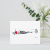Carte Postale Lockheed P-38J Lightning (Debout devant)