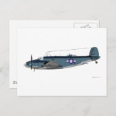 Carte Postale Lockheed PV-1 Ventura (Devant / Derrière)