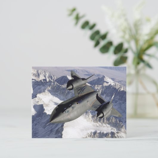 Carte Postale Lockheed SR-71B Blackbird (Debout devant)