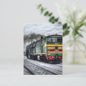 Carte Postale Locomotive (Debout devant)