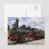 Carte Postale Locomotive (Devant / Derrière)