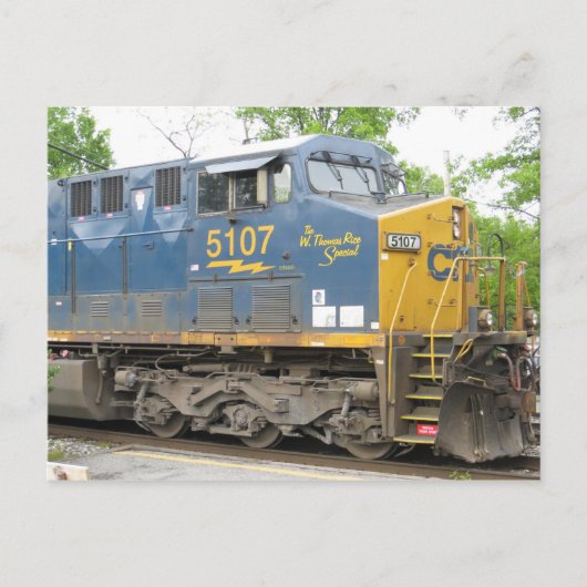 Carte Postale Locomotive (Devant)