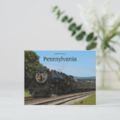 Carte Postale Locomotive à Scranton Pennsylvanie (Debout devant)