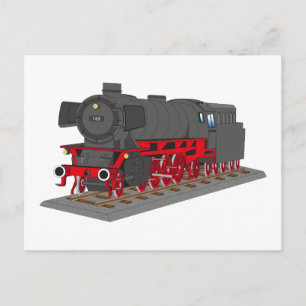 Carte Postale Locomotive à vapeur