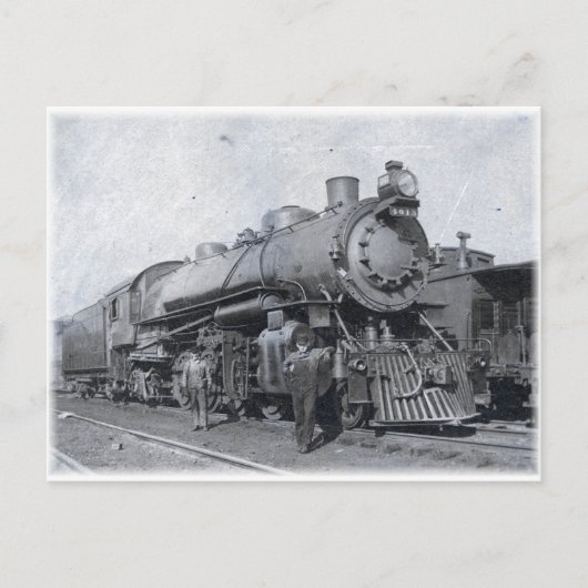 Carte Postale Locomotive à vapeur B & O 4013 (Devant)