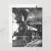 Carte Postale Locomotive à vapeur Baltimore et Ohio (Devant / Derrière)